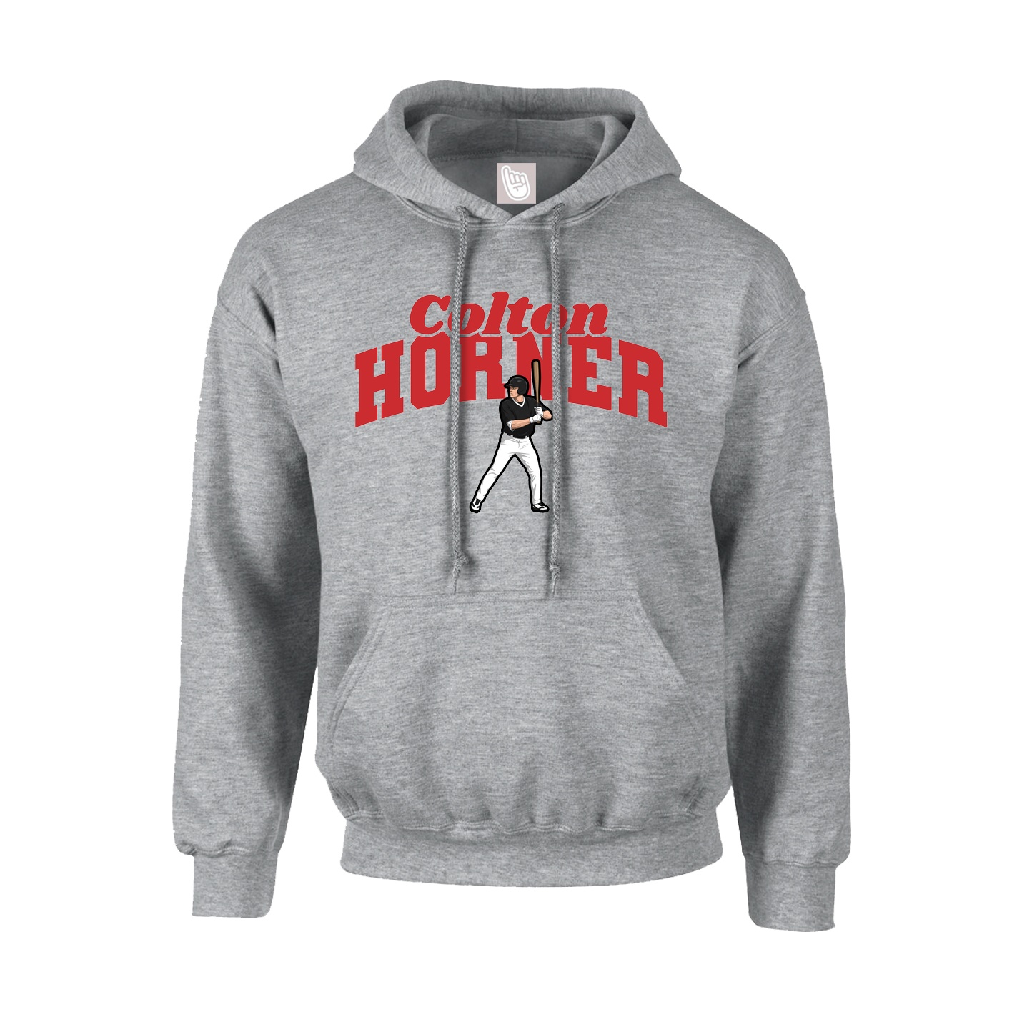 Hoodie — Signature Arch in Grey