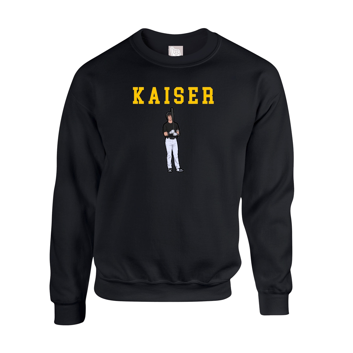 Fleece Crew — Shirsey in Black