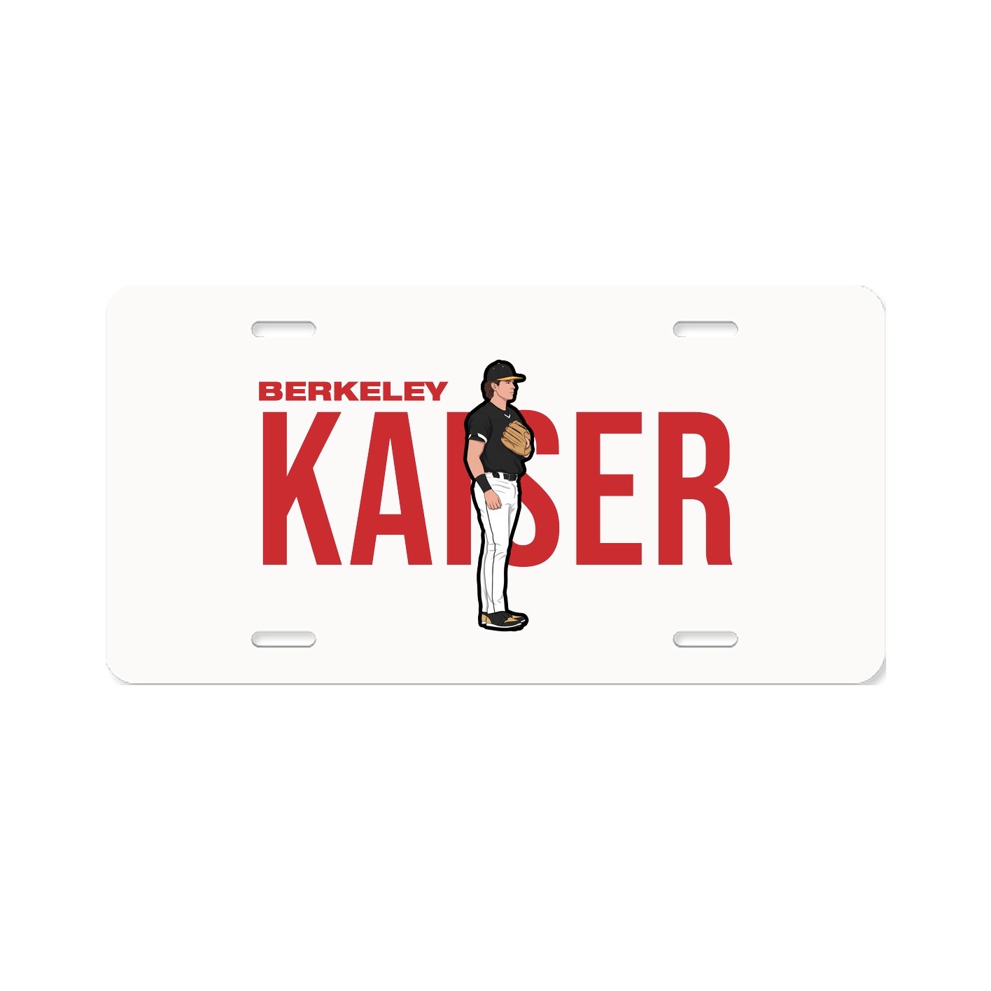 License Plate — Player Name in Classic