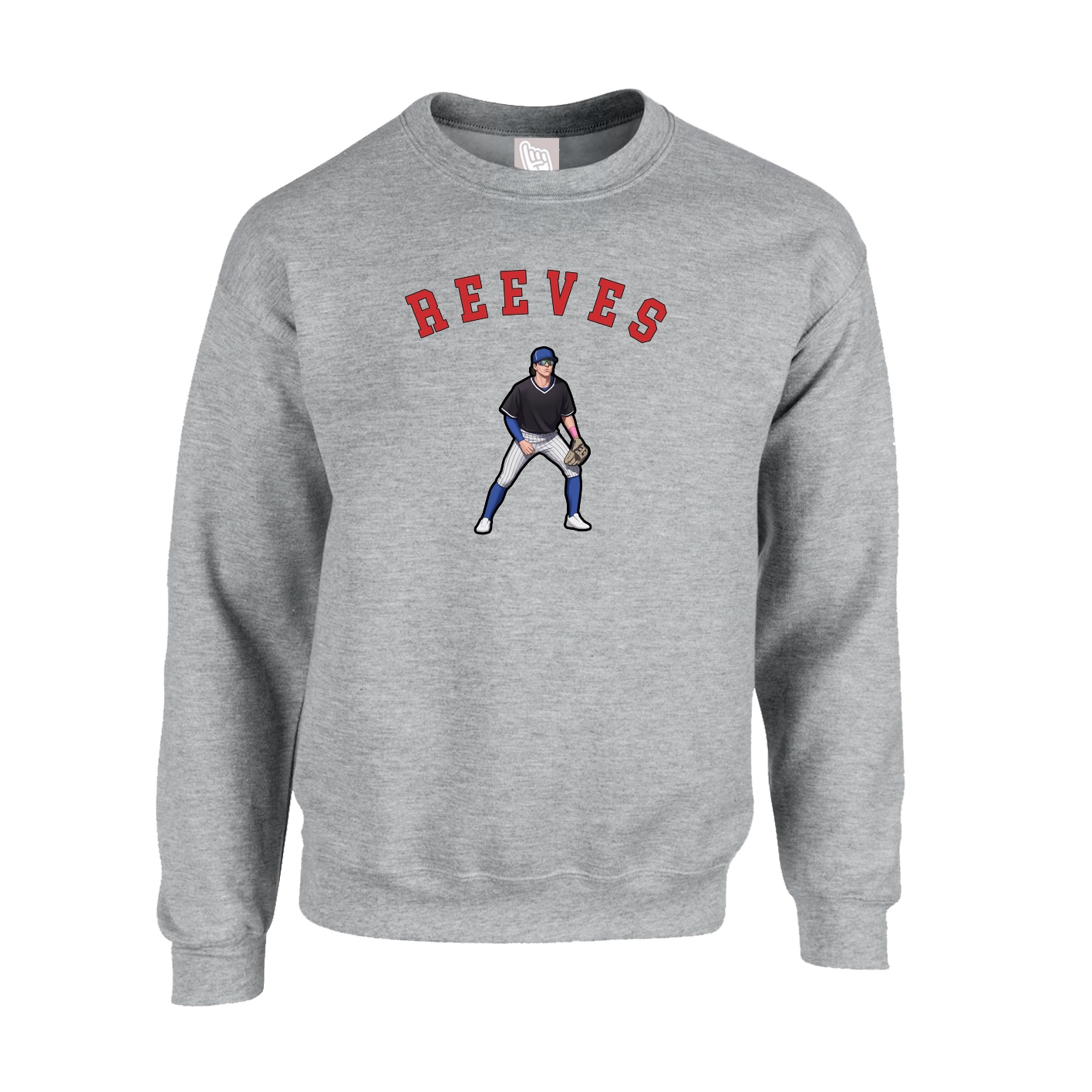 Fleece Crew — Shirsey Arch in Grey