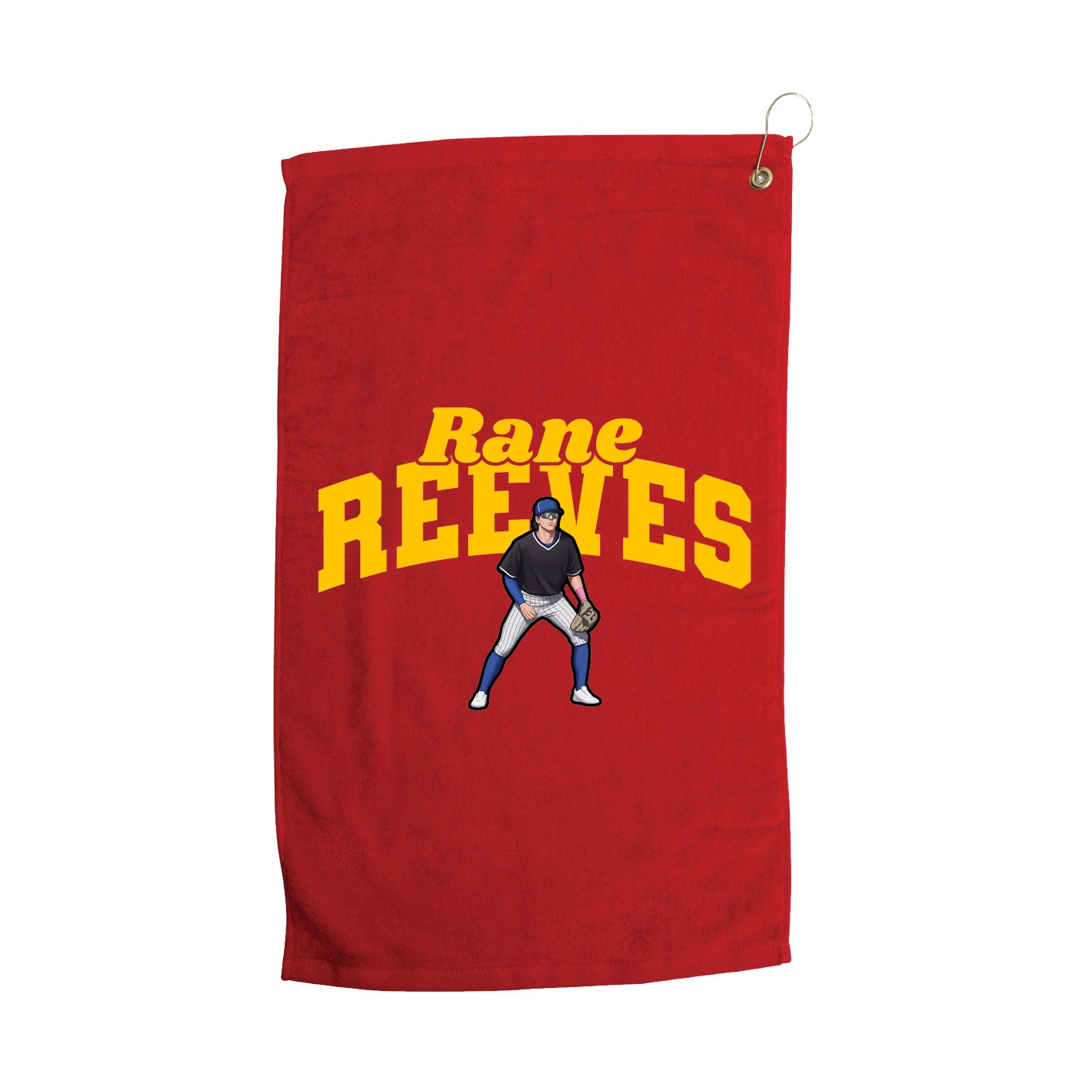 Golf Towel — Signature Arch in Red