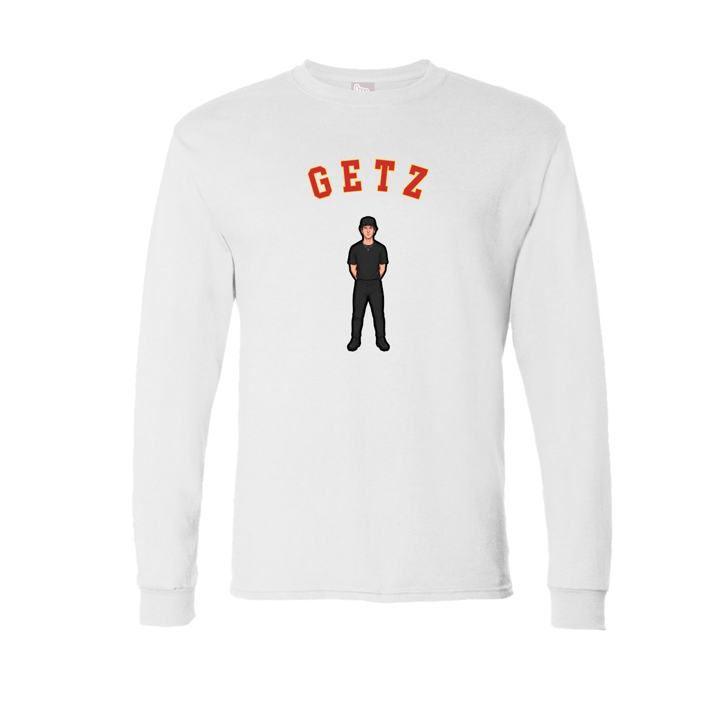 Long Sleeve Tee — Shirsey Arch in White