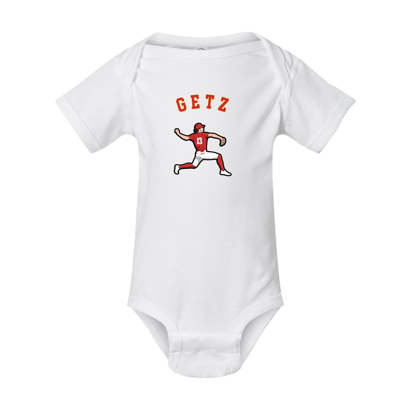 Baby Onesie — Shirsey Arch in White