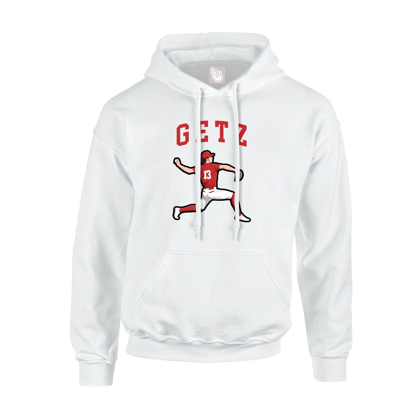 Hoodie — Shirsey in White