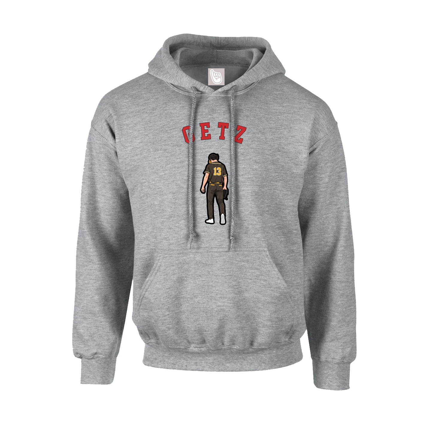 Youth Hoodie — Shirsey Arch in Grey