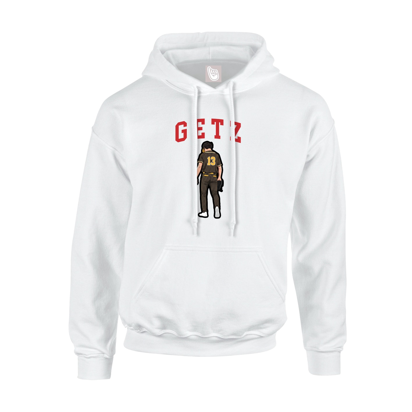 Hoodie — Shirsey in White