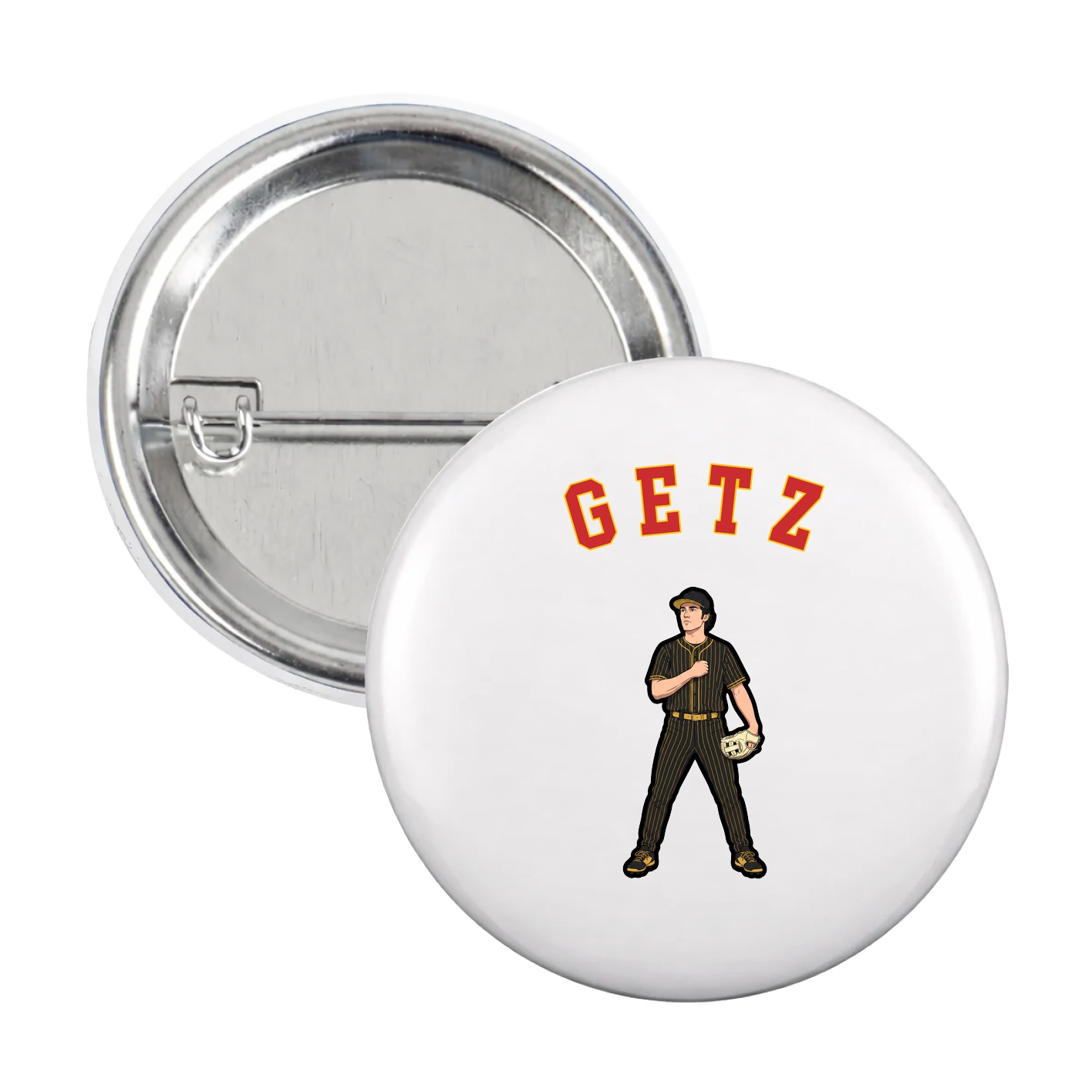 Game Day Button — Shirsey Arch in White