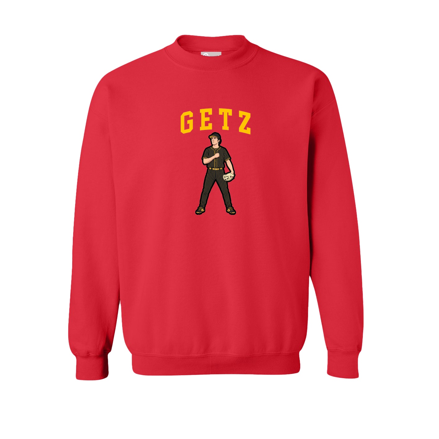 Fleece Crew — Shirsey in Red