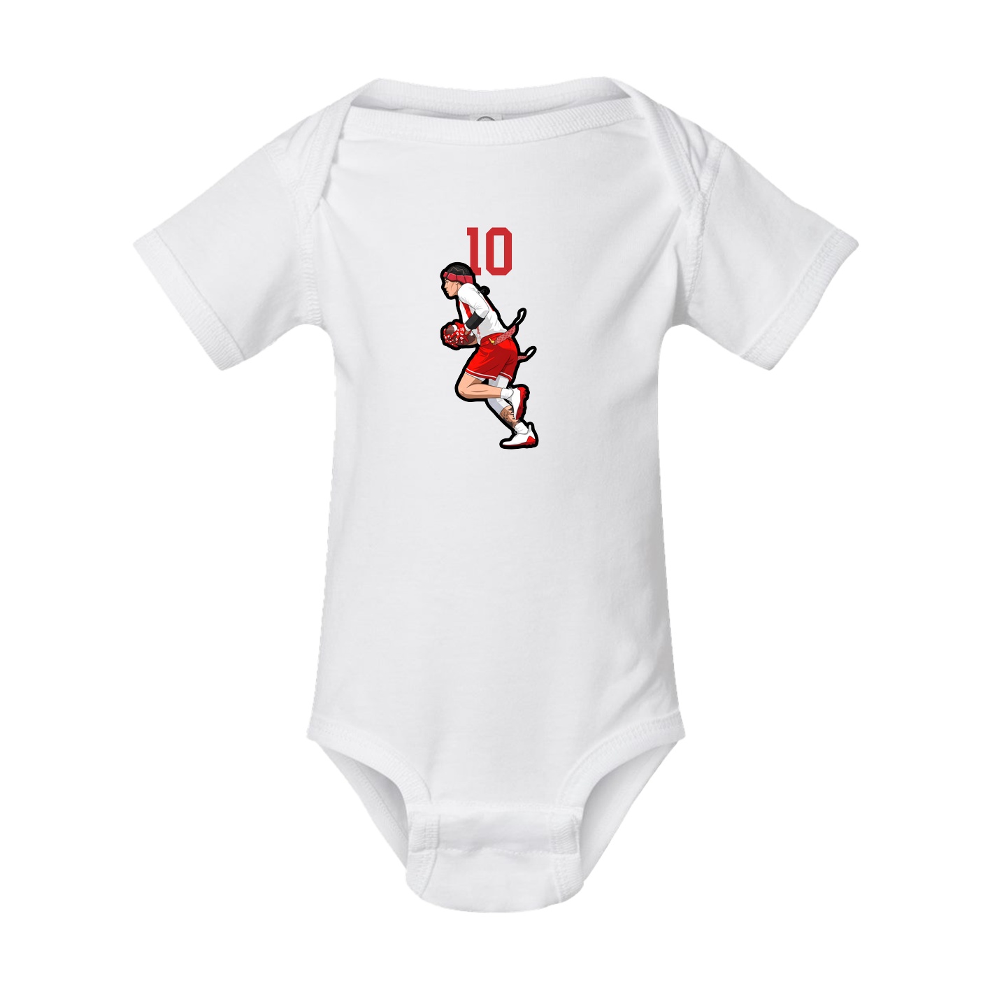 Baby Onesie — Number Top in White