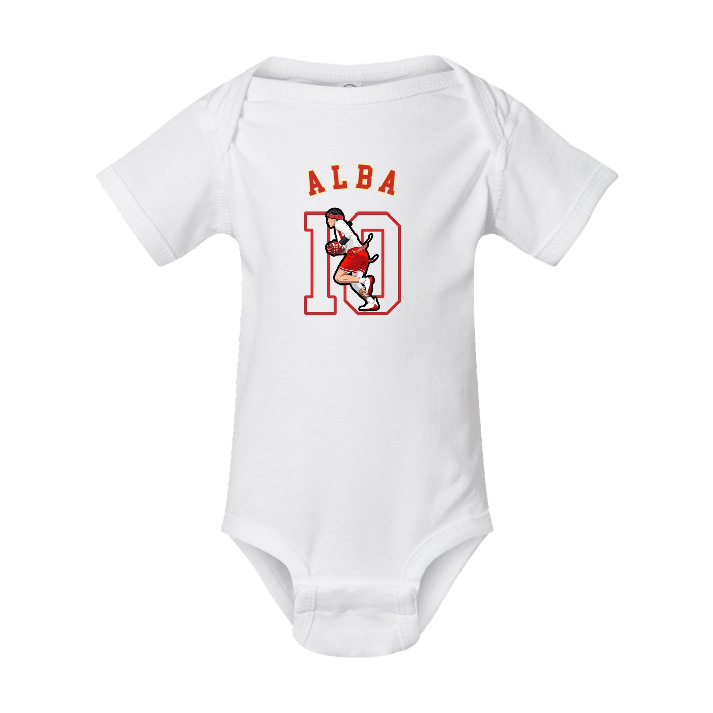 Baby Onesie — Shirsey Arch in White