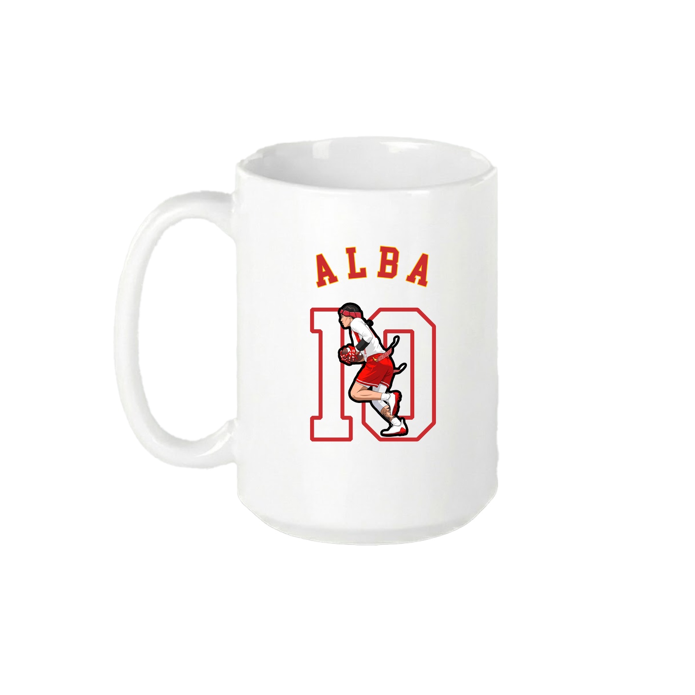 15oz Coffee Mug — Shirsey Arch in White