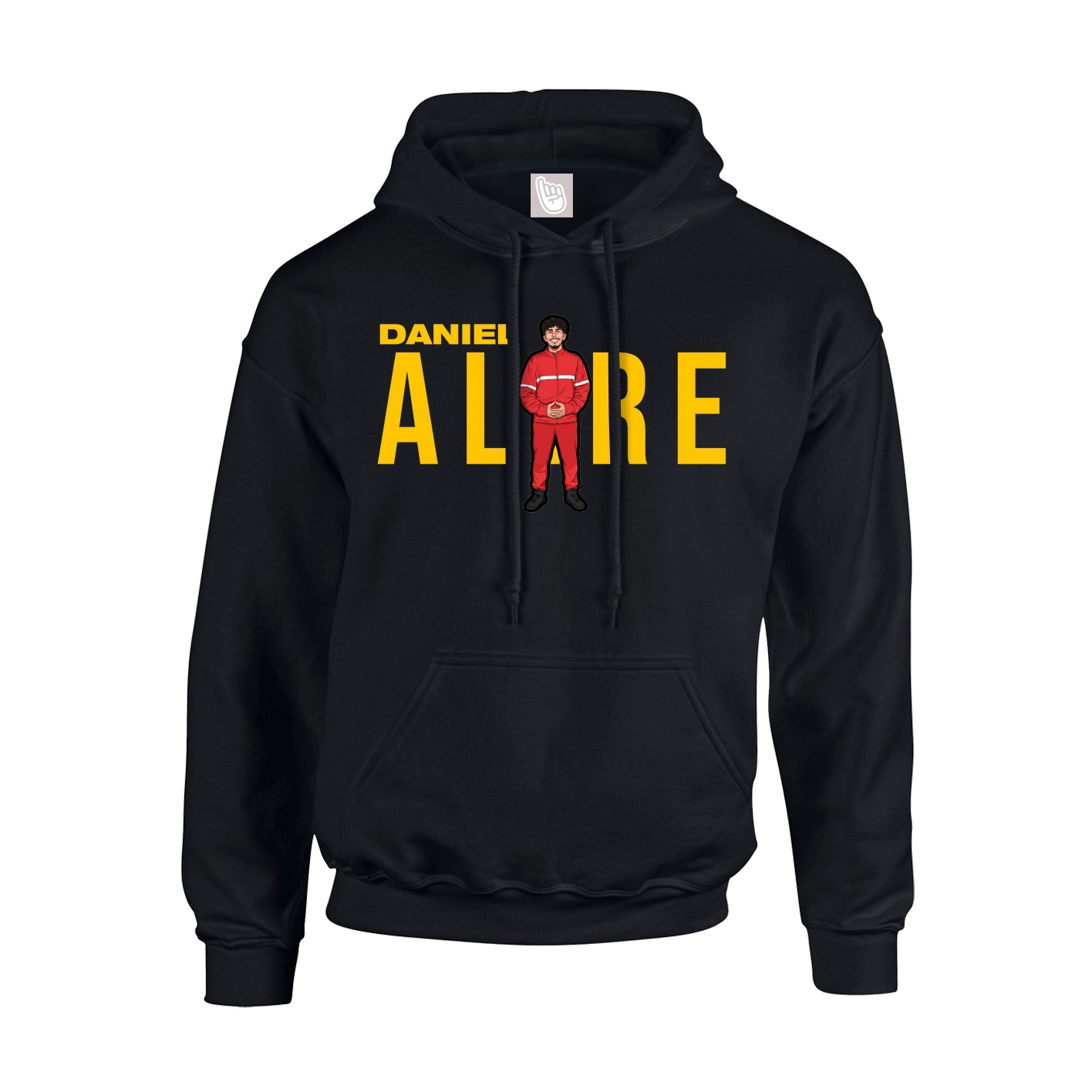 Hoodie — Player Name in Black