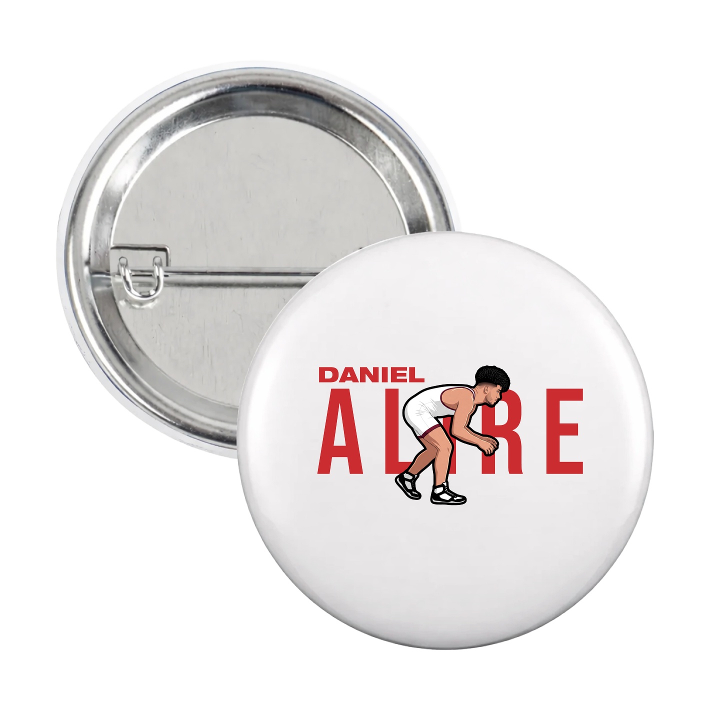 Game Day Button — Player Name in White