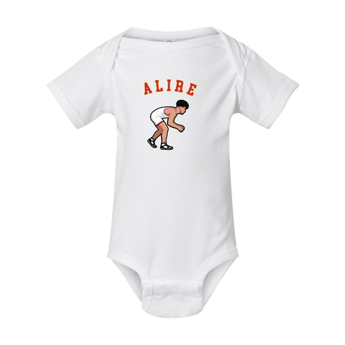 Baby Onesie — Shirsey Arch in White
