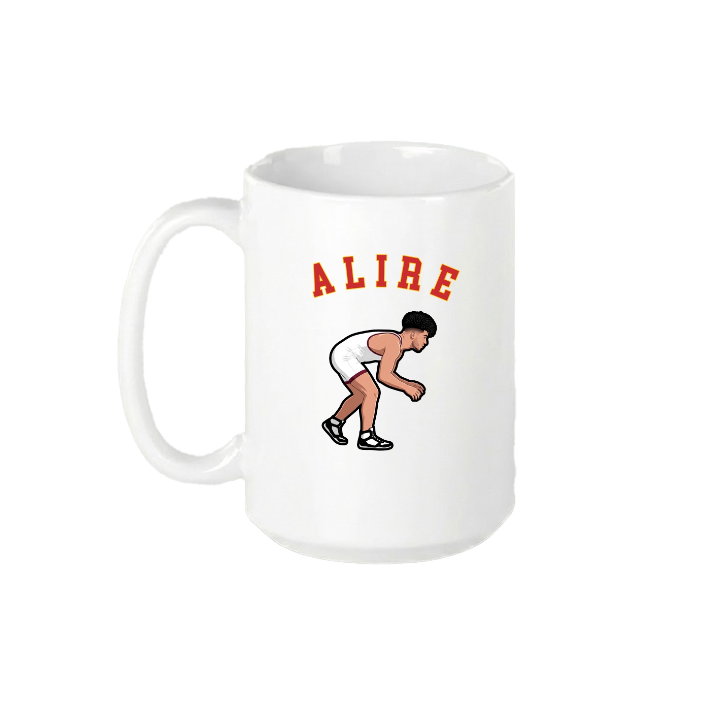 15oz Coffee Mug — Shirsey Arch in White