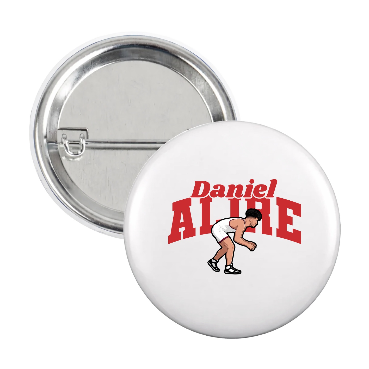 Game Day Button — Signature Arch in White