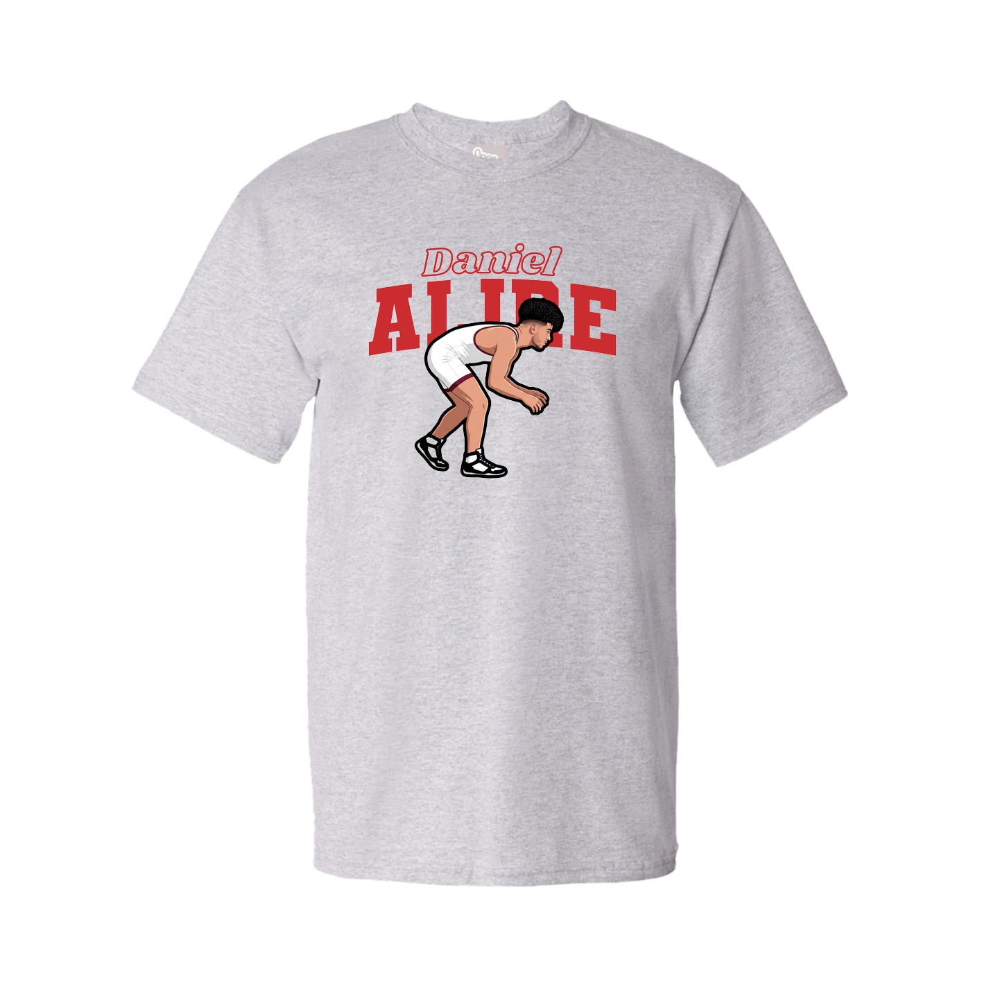 Tee — Name Arch in Grey