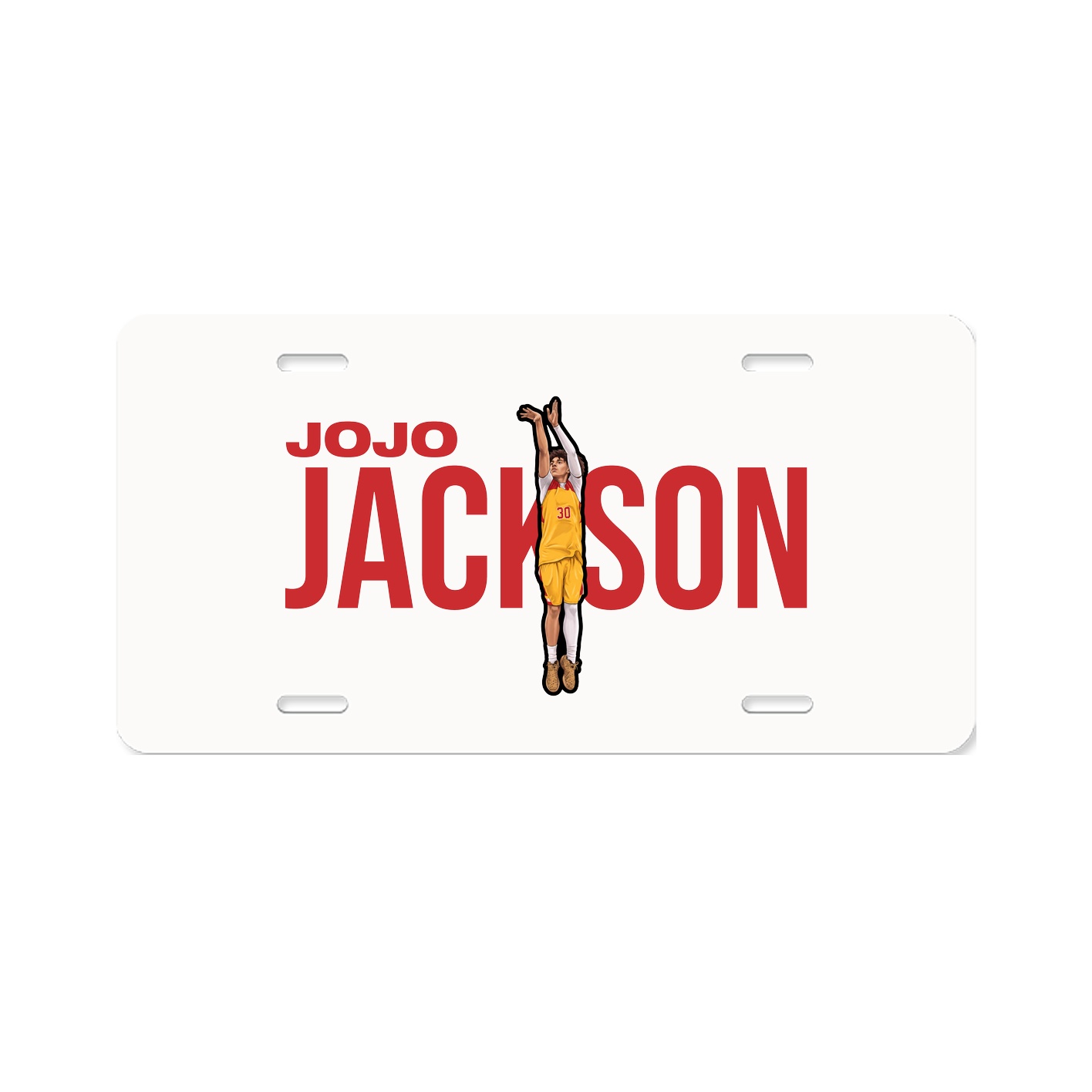 License Plate — Player Name in Classic