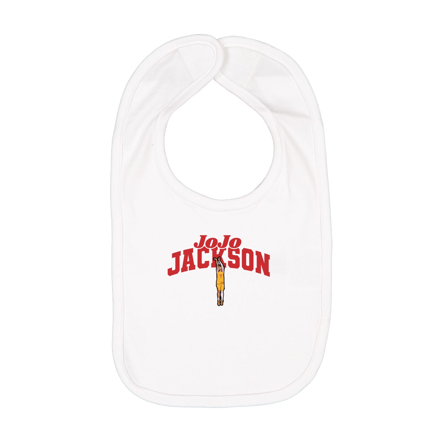 Infant Bib — Signature Arch in White
