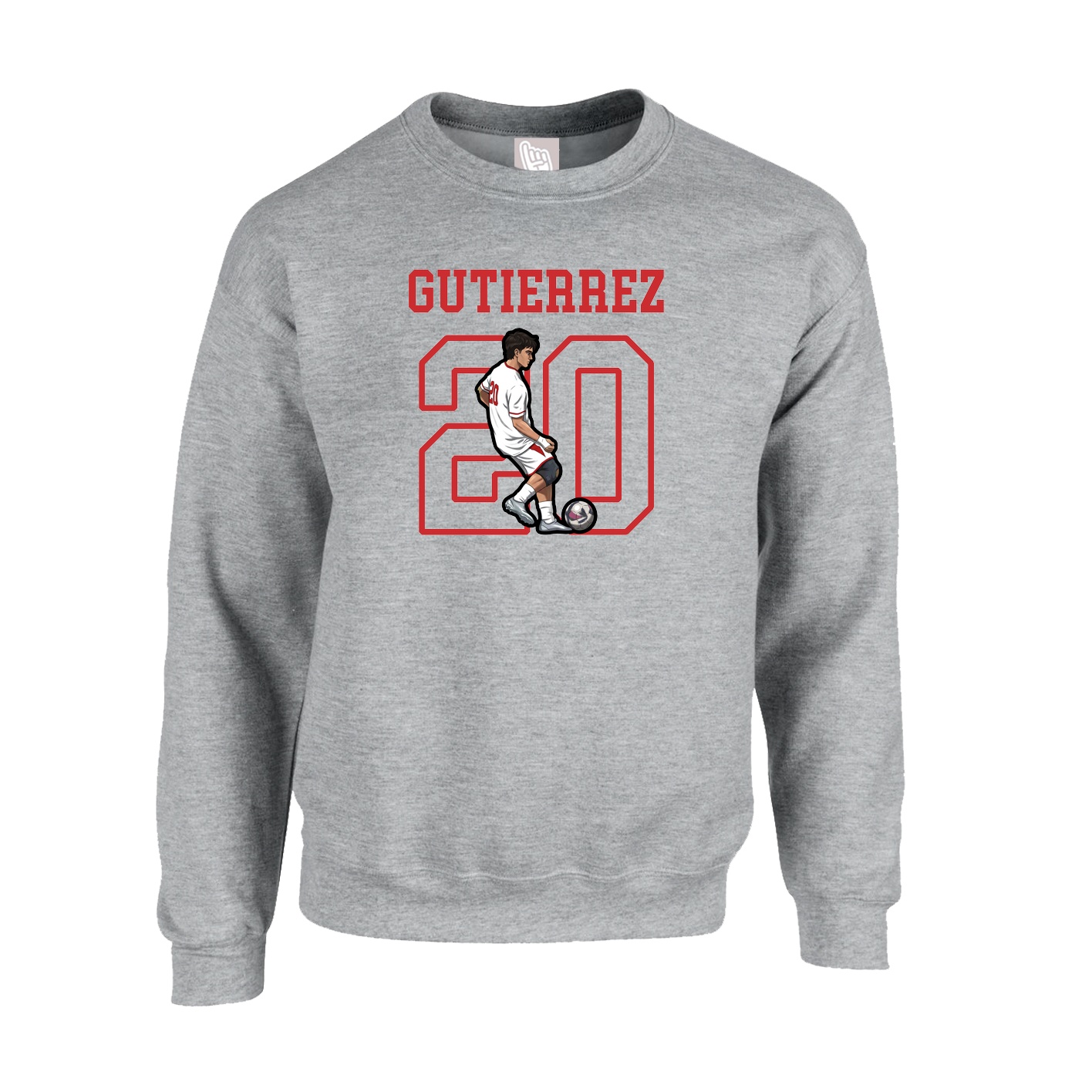 Fleece Crew — Shirsey in Grey