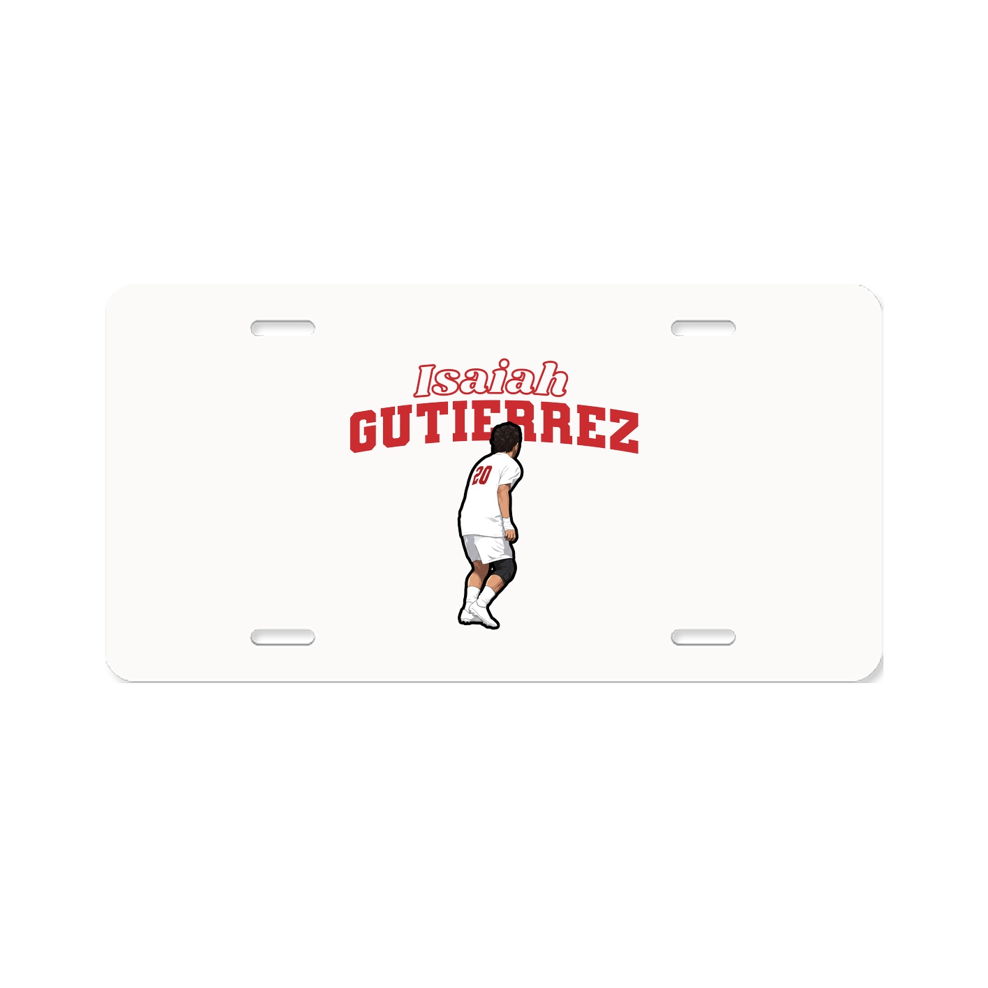 License Plate — Name Arch in Classic
