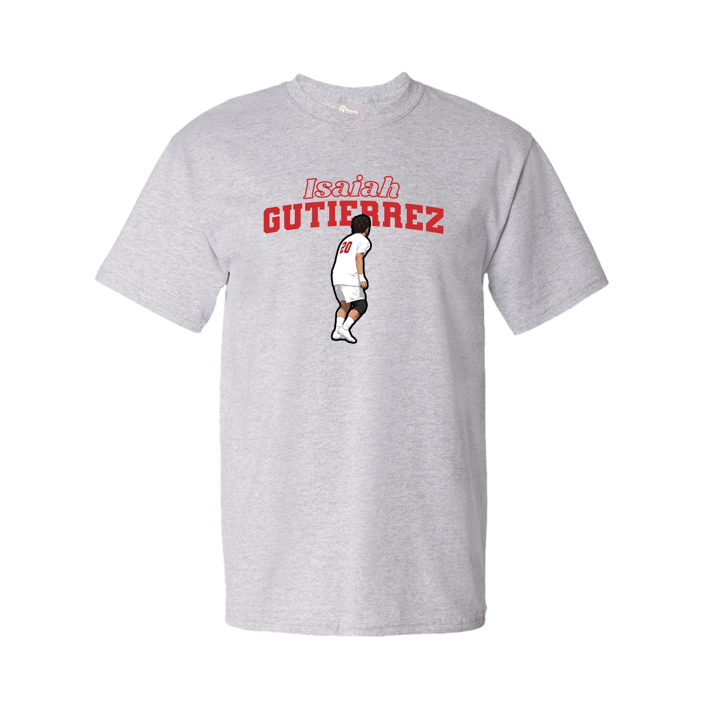 Youth Tee — Name Arch in Grey