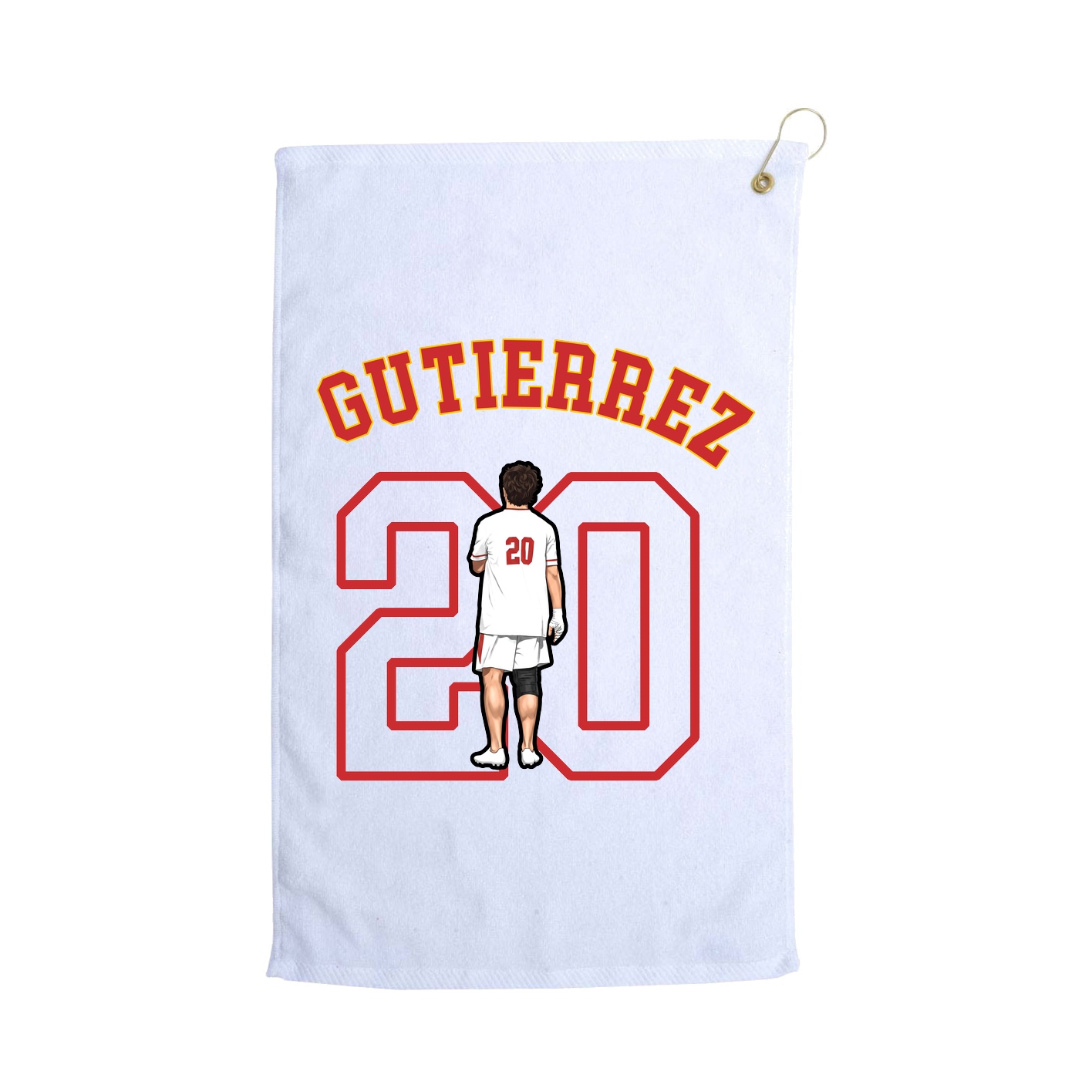 Golf Towel — Shirsey Arch in White