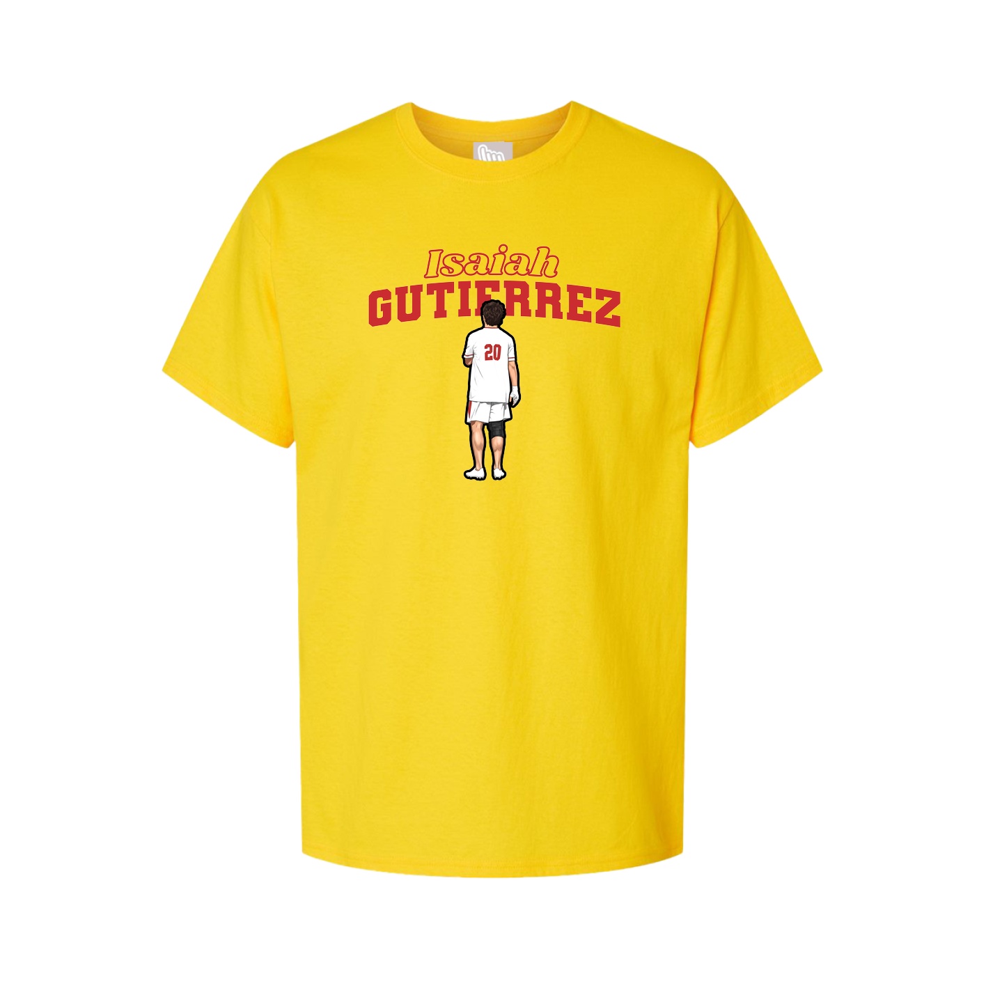 Youth Tee — Name Arch in Gold