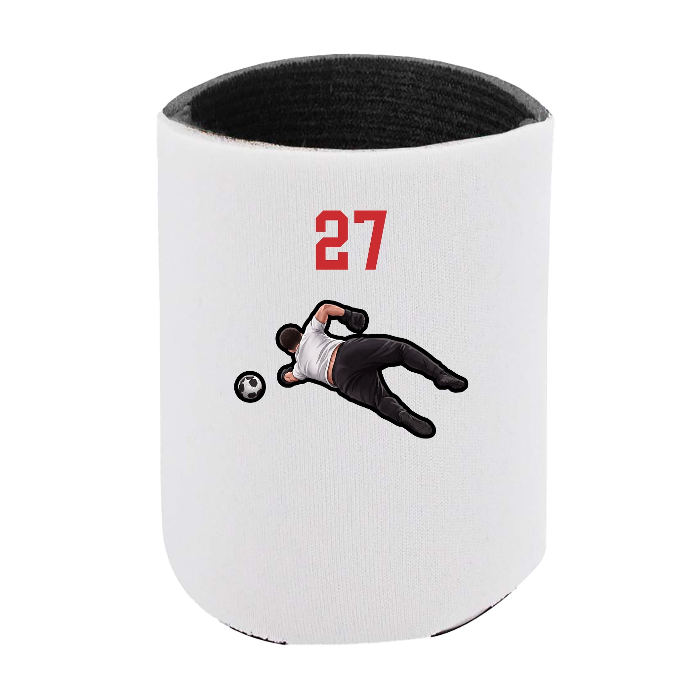 Can Holder — Number Top in White