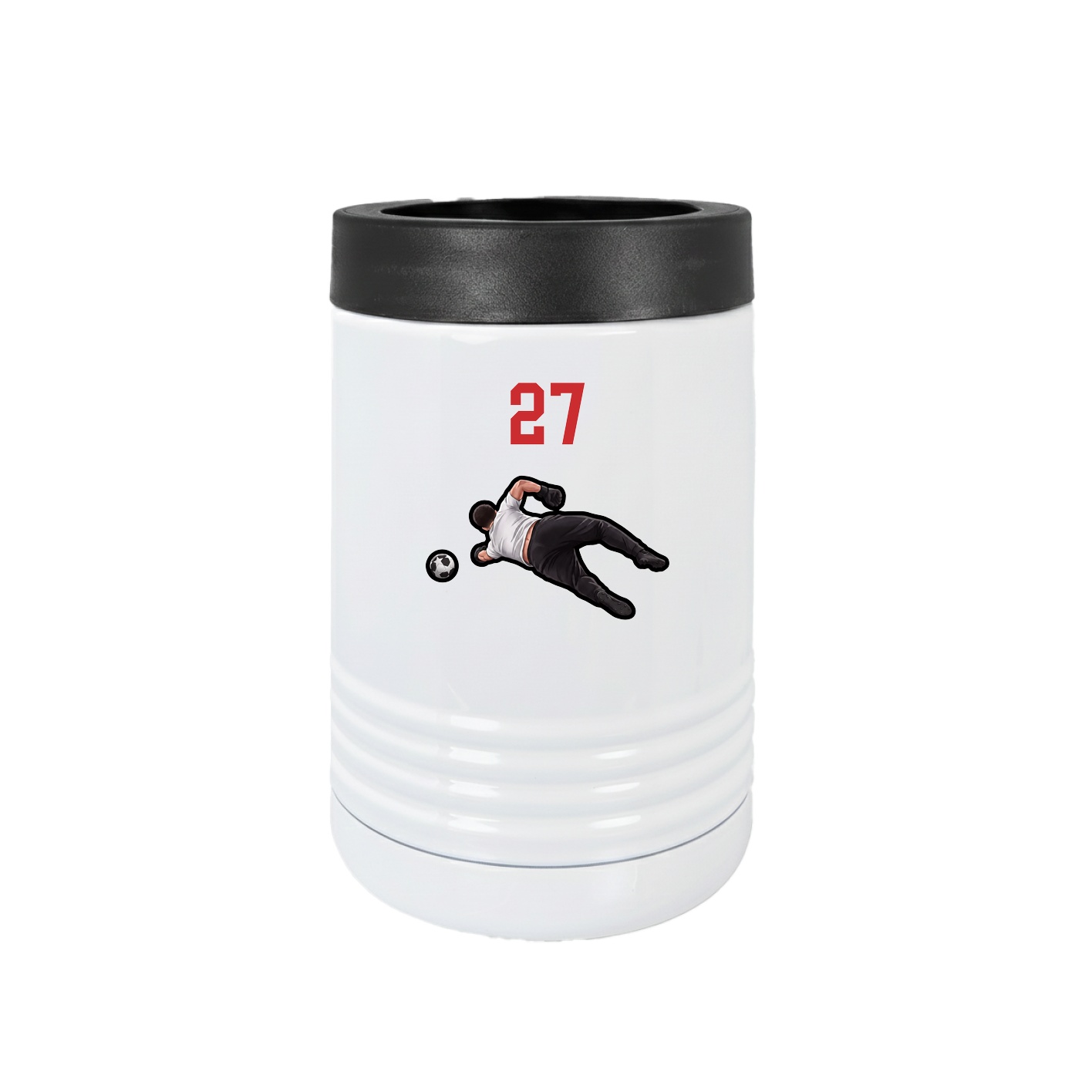 Beverage Holder — Number Top in White