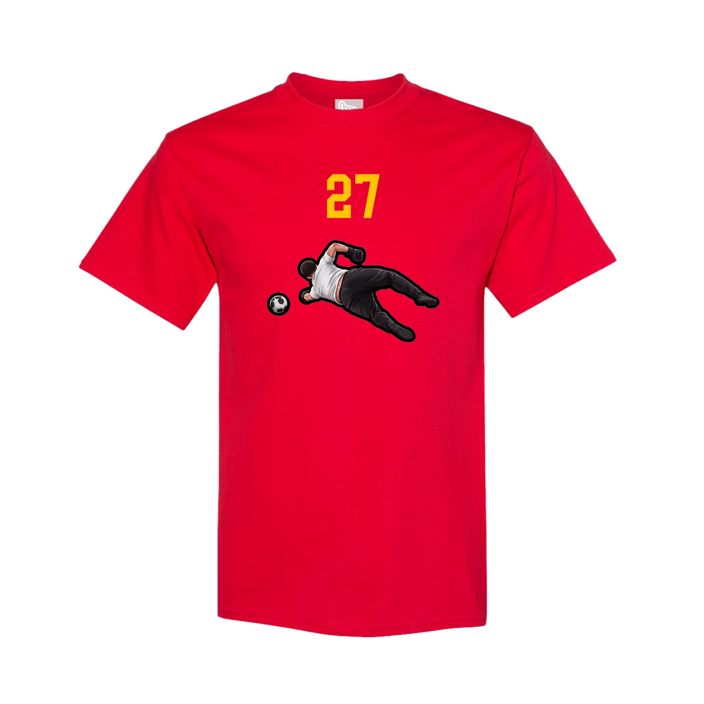 Tee — Number Top in Red