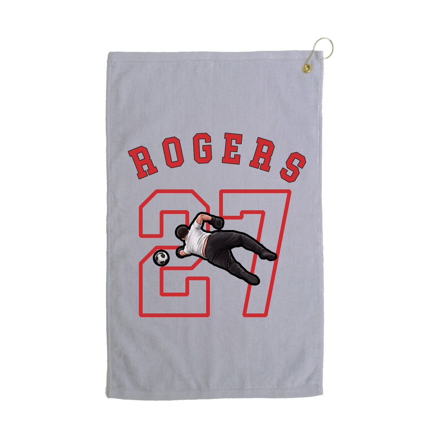 Golf Towel — Shirsey Arch in Grey