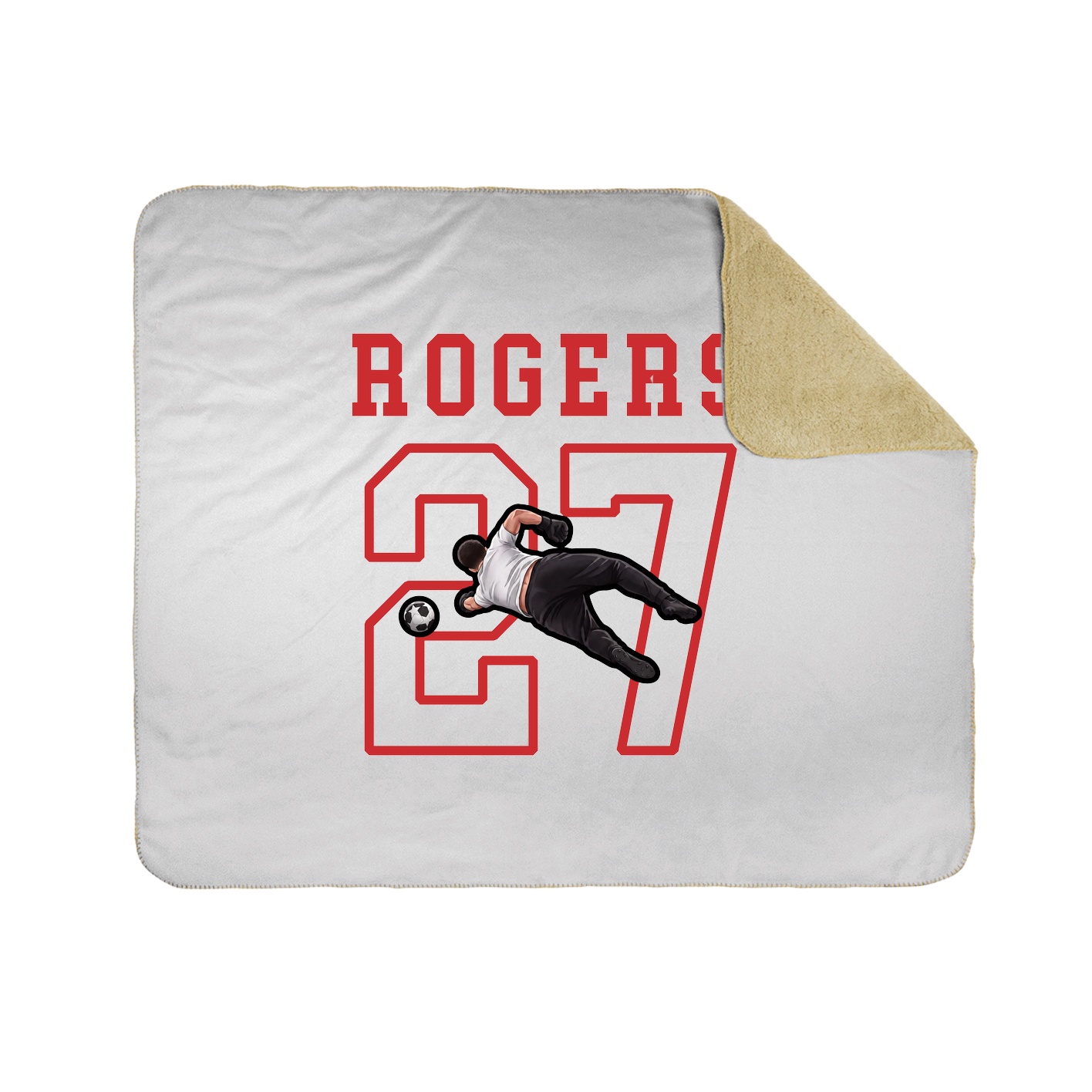 Throw Blanket — Shirsey in White