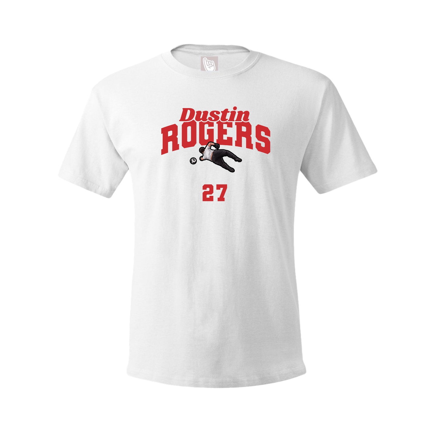 Youth Tee — Signature Arch in White