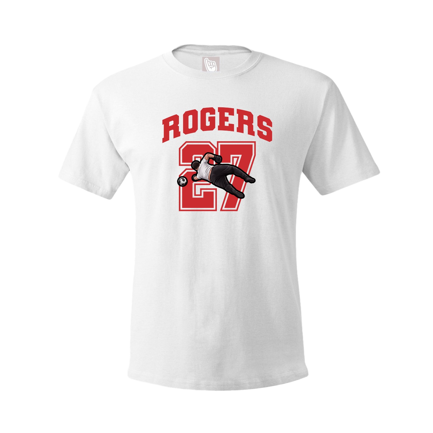 Tee — Number in White
