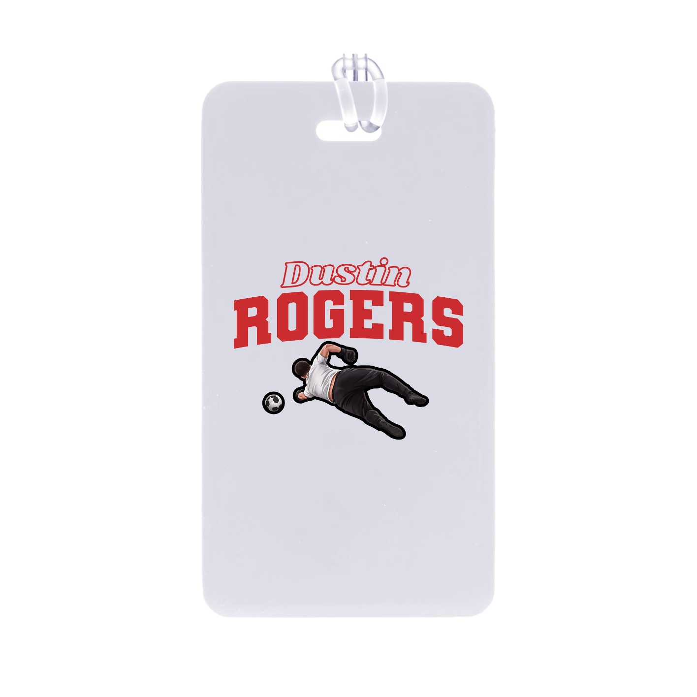 Bag Tag — Name Arch in Classic