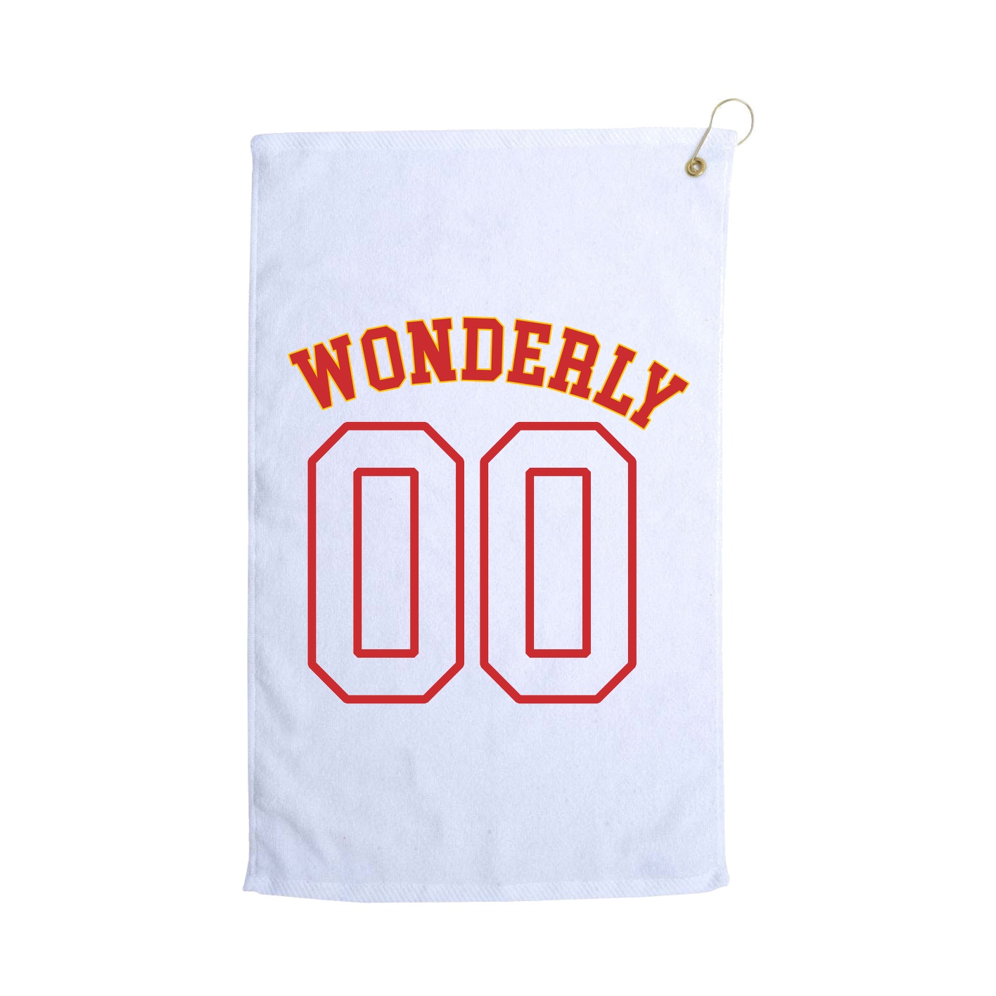 Golf Towel — Shirsey Arch in White