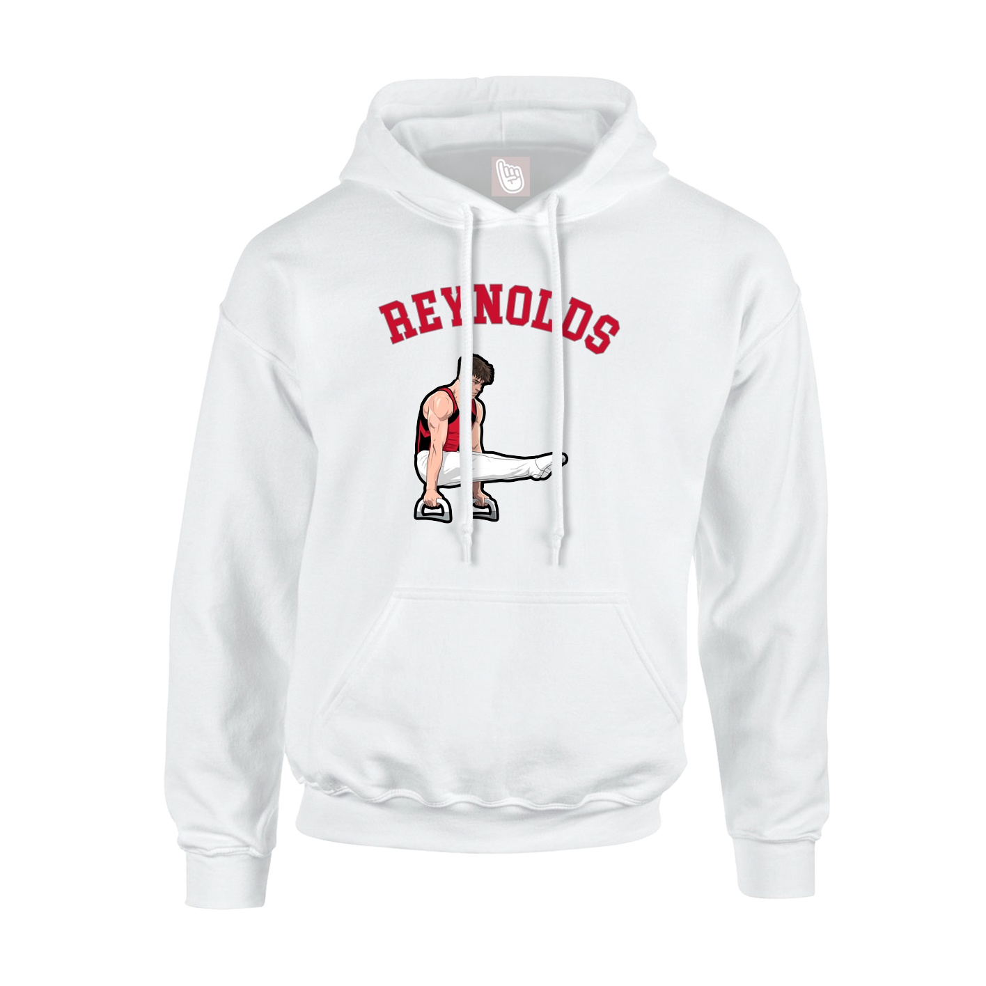 Hoodie — Shirsey Arch in White