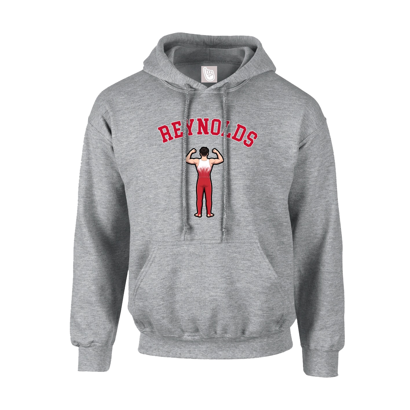 Youth Hoodie — Shirsey Arch in Grey