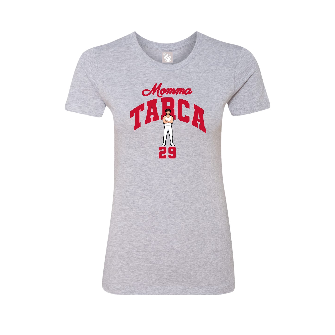 Womens Tee — Mothers Day Arch in Grey