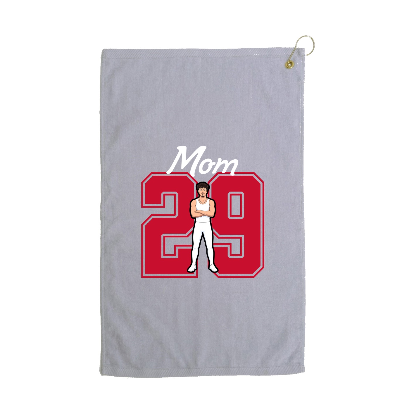 Golf Towel — Mothers Day Shirsey in Grey