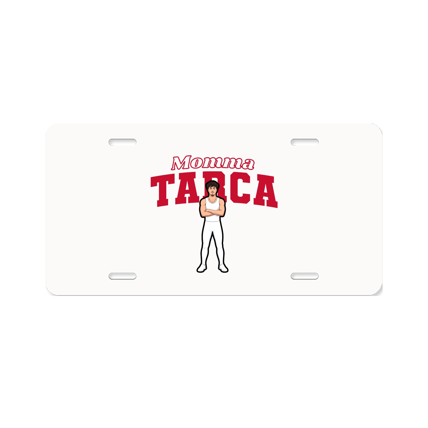 License Plate — Mothers Day Block in Classic