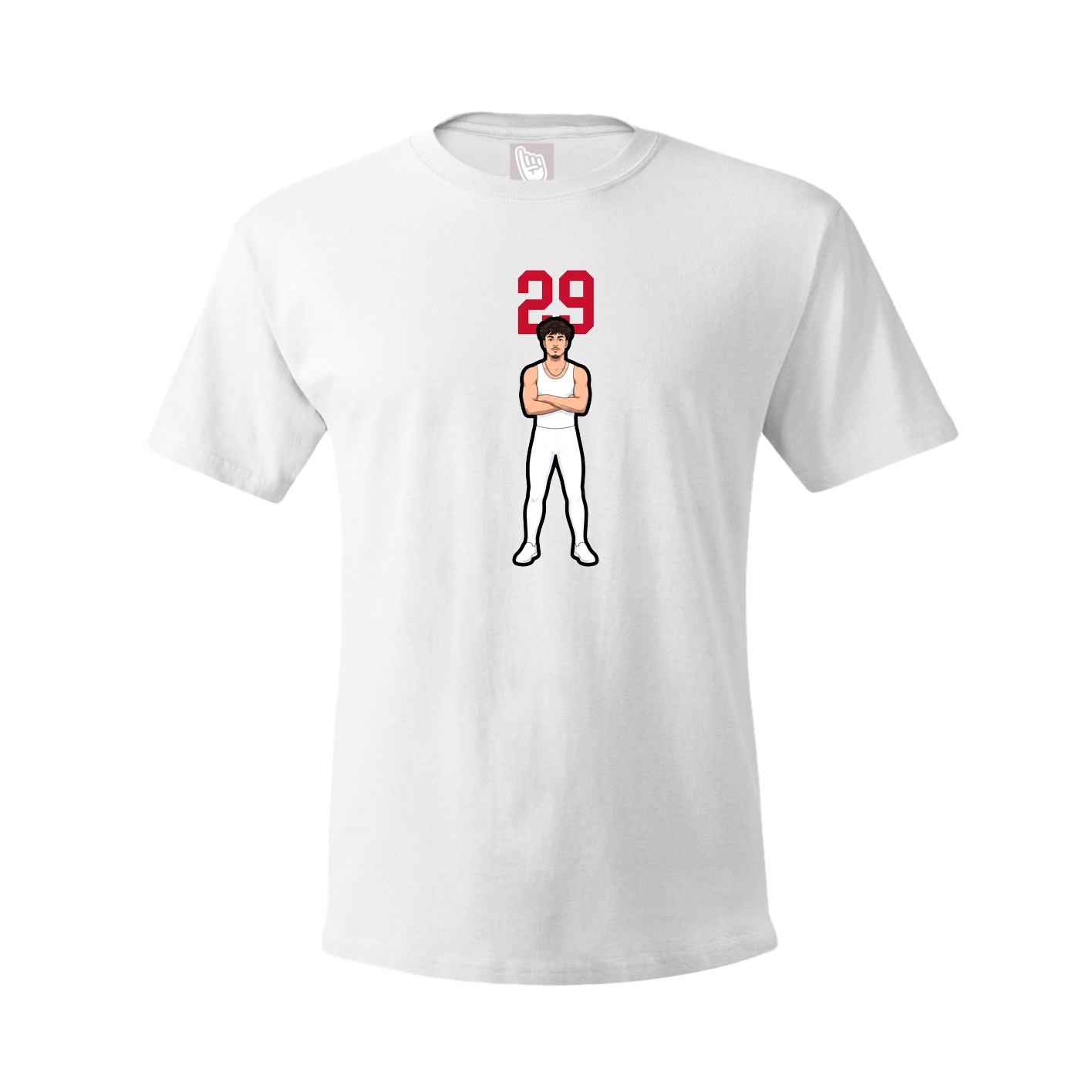 Tee — Number Top in White