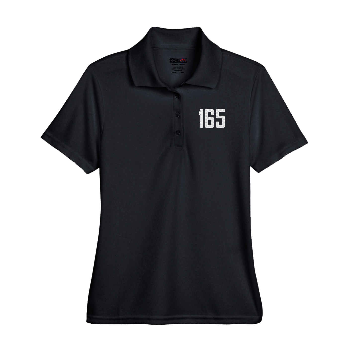 Performance Polo — Front Shirsy in Black