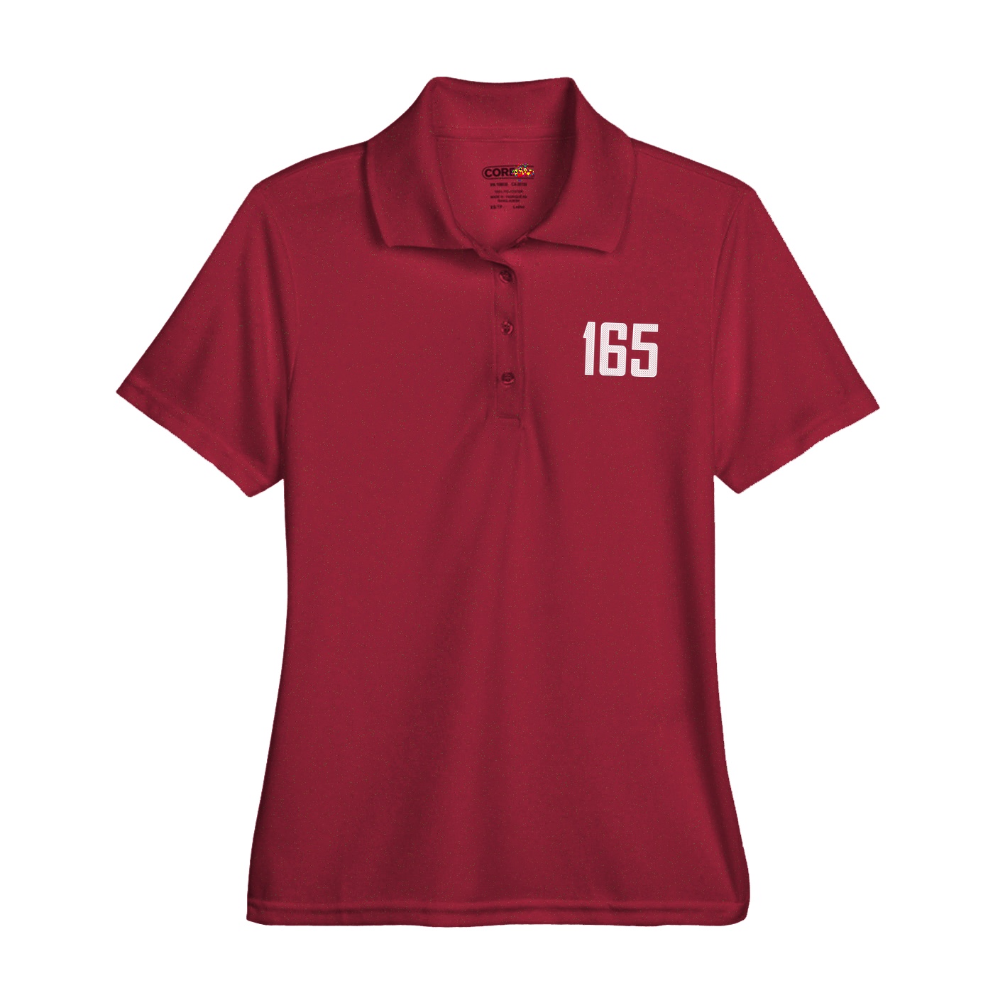 Womens Performance Polo — Front Shirsy in Red
