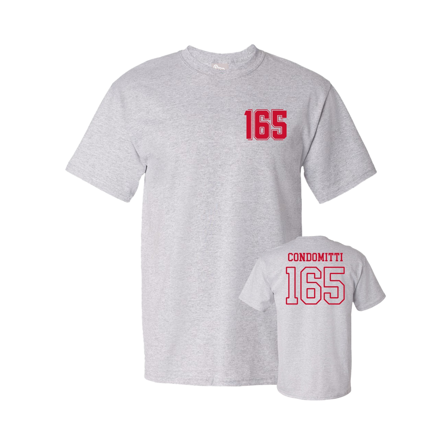 Tee — Chest Back in Grey