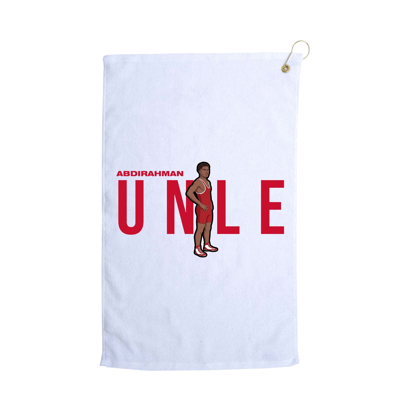 Golf Towel — Player Name in White