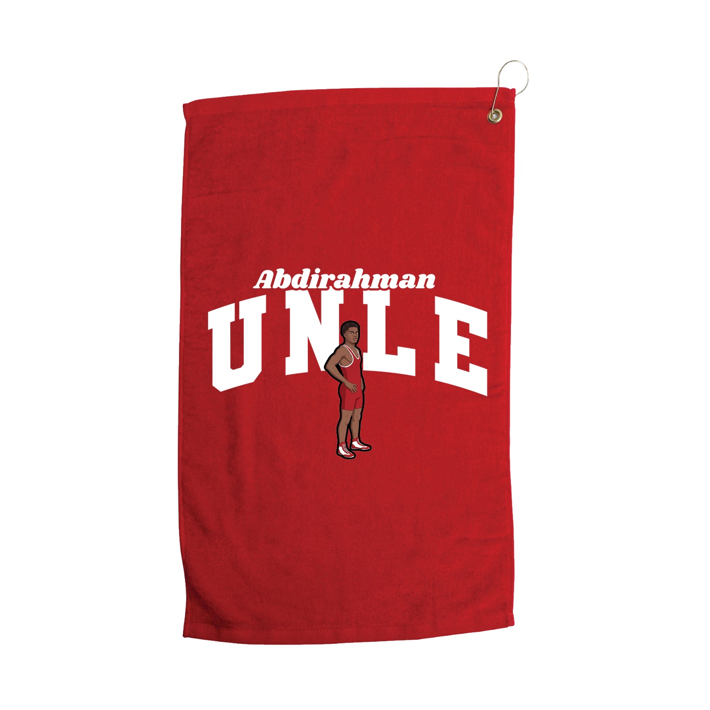 Golf Towel — Signature Arch in Red