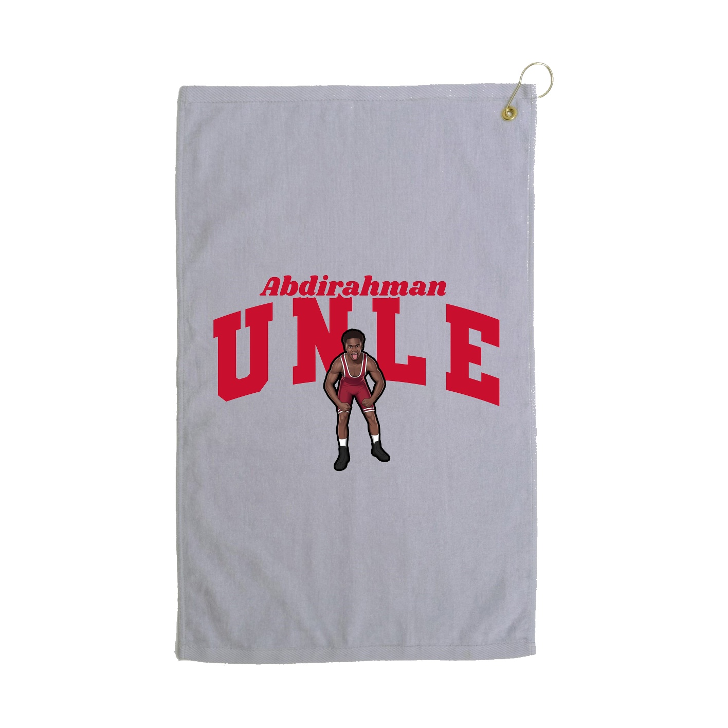 Golf Towel — Signature Arch in Grey