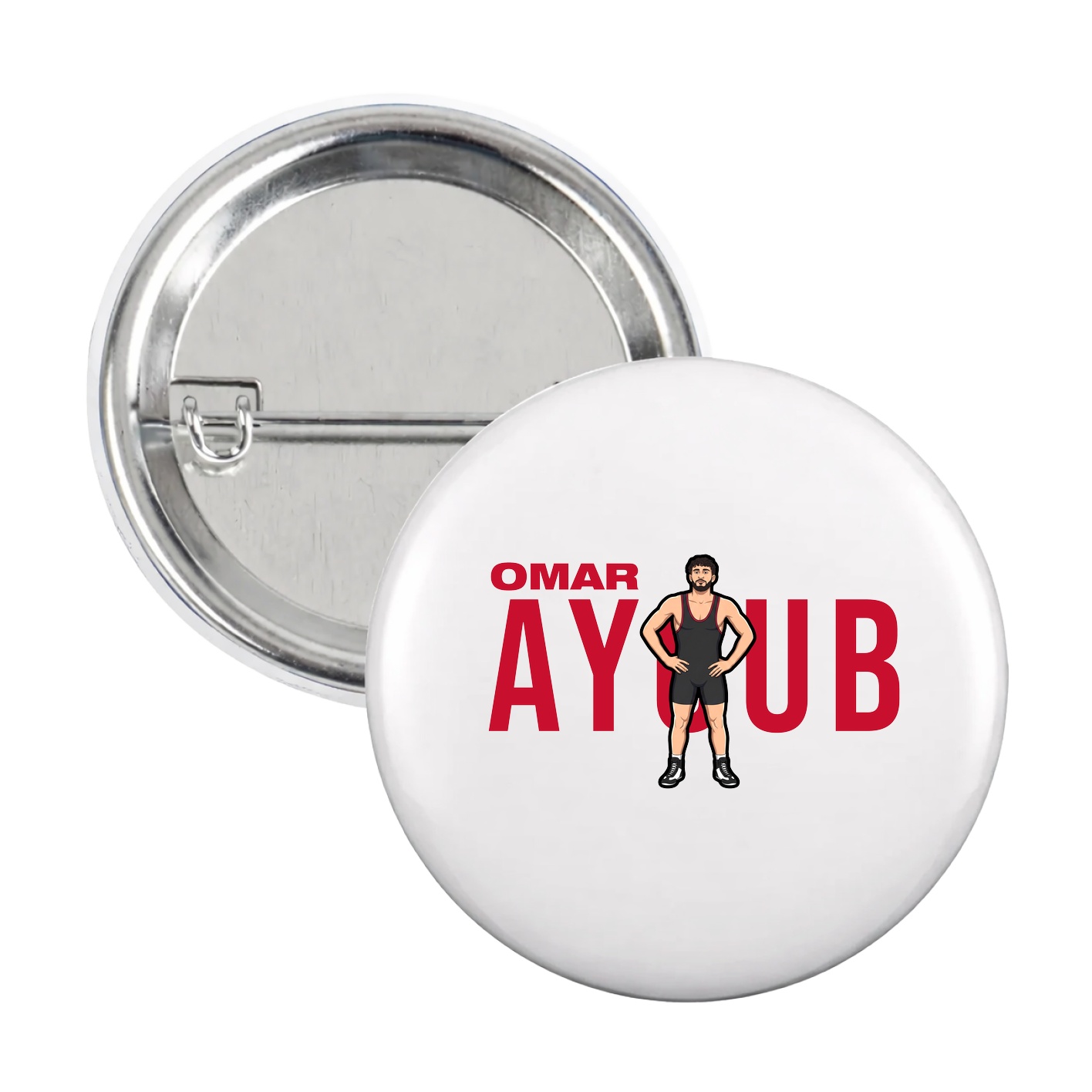 Game Day Button — Player Name in White